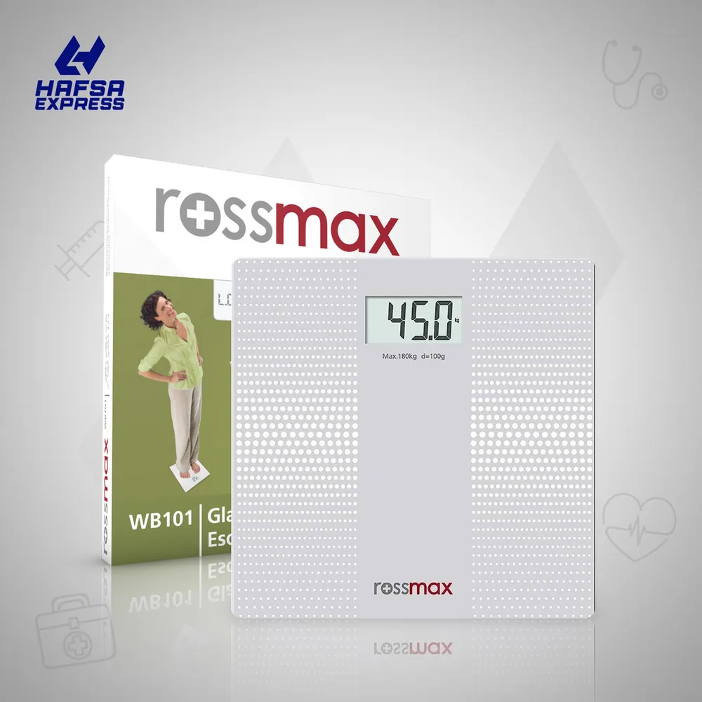 Rossmax WB101 Glass Personal Scale - Super Slim / Electronic-image